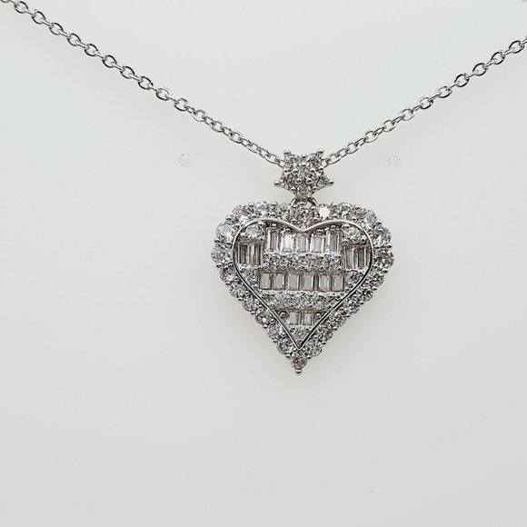 💥 Lovely Latest Full Zircon Pendent Necklace for Women, EVGG1013 - Picture 4 of 12